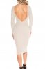 ROCHII TRICOT - Rochie Thekla Beige