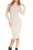 ROCHII TRICOT - Rochie Thekla Beige