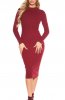 ROCHII TRICOT - Rochie Thekla Bordeaux
