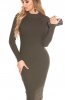 ROCHII TRICOT - Rochie Thekla Khaki