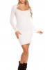 ROCHII TRICOT - Rochie tricot Adarya White
