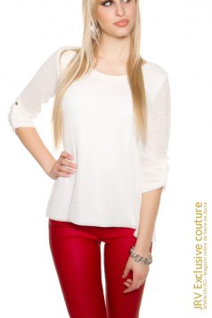 Pulover Patty White - Magazin online haine de dama Fashion