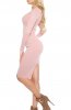 ROCHII TRICOT - Rochie tricot Olivya Antique Pink