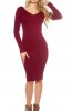 ROCHII TRICOT - Rochie tricot Olivya Bordeaux