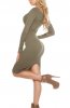 ROCHII TRICOT - Rochie tricot Olivya Khaki