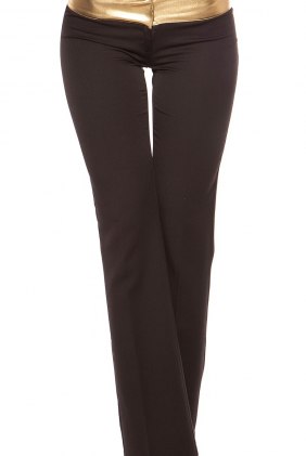 Pantaloni Mysa Black-Golden din Colectia de PANTALONI / BLUGI