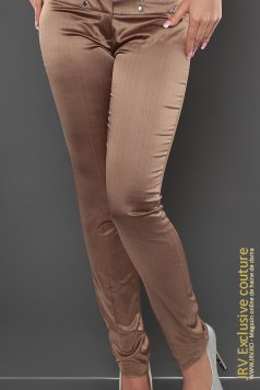 Pantaloni Carys Cappuccino - Magazin online haine de dama Fashion