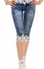 PANTALONI SCURTI - Blugi Kamy White