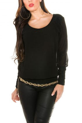 Bluza Diana Black din Colectia de BLUZE