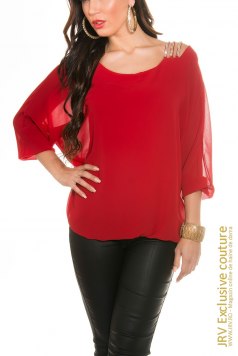 Bluza Freya Bordeaux - Magazin online haine de dama Fashion