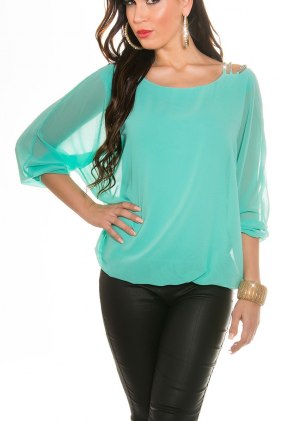 Bluza Freya Minth din Colectia de SCOASE DIN STOC