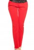 Pantaloni Amalia Red din colectia de pantaloni / blugi marca JRV Exclusive Couture