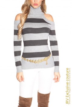 Pulover Anja Grey - Magazin online haine de dama Fashion