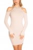 ROCHII TRICOT - Rochie tricot Agafya Beige