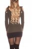 PULOVERE / CARDIGANE - Pulover Sweet Flower Khaki