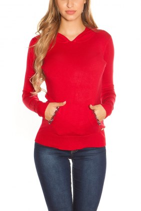 Pulover Alethea Red din Colectia de PULOVERE / CARDIGANE