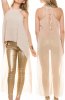 BLUZE - Top Qadira Beige