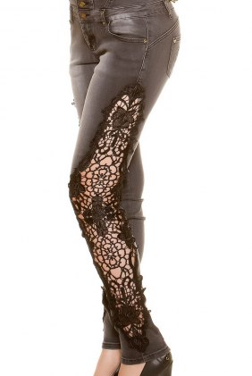 Blugi Kateryna Black din Colectia de PANTALONI / BLUGI