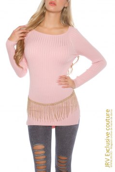 Pulover Adelya Antique Pink - Magazin online haine de dama Fashion