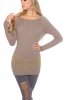 PULOVERE / CARDIGANE - Pulover Adelya Cappuccino