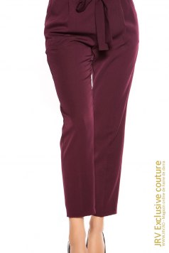 Pantaloni Cadman Bordeaux - Magazin online haine de dama Fashion