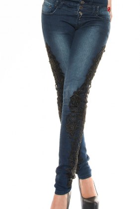 Blugi Dyna Black din Colectia de PANTALONI / BLUGI
