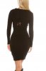 ROCHII TRICOT - Rochie tricot Amelya Black