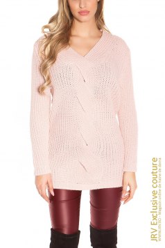 Pulover Everly Pink - Magazin online haine de dama Fashion