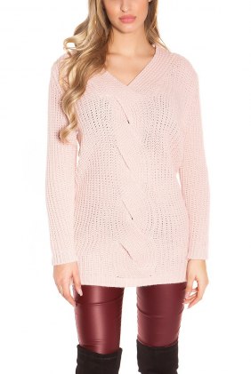 Pulover Everly Pink din Colectia de PULOVERE / CARDIGANE