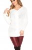PULOVERE / CARDIGANE - Pulover Everly White