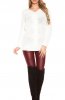 PULOVERE / CARDIGANE - Pulover Everly White