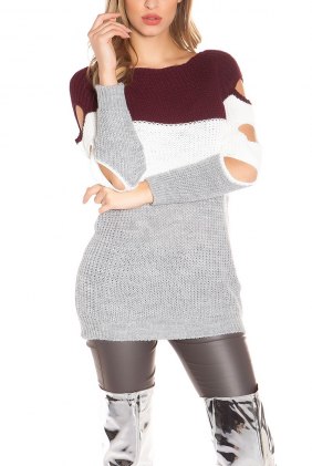 Pulover Petruso Bordeaux din Colectia de PULOVERE / CARDIGANE