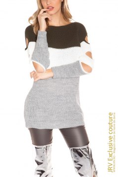 Pulover Petruso Khaki - Magazin online haine de dama Fashion