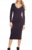ROCHII TRICOT - Rochie tricot Sady Dark Blue