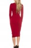 ROCHII TRICOT - Rochie tricot Sady Red