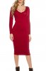 ROCHII TRICOT - Rochie tricot Sady Red