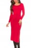 STOC EPUIZAT - Rochie tricot Karla Red