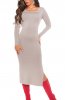ROCHII TRICOT - Rochie tricot Karla Brown