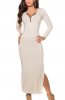 ROCHII TRICOT - Rochie tricot Jade Beige