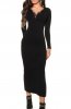 ROCHII TRICOT - Rochie tricot Jade Black
