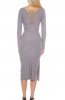 ROCHII TRICOT - Rochie tricot Anysa Grey