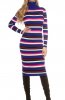 ROCHII TRICOT - Rochie tricot Andy Royal Blue