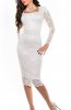 ROCHII DANTELA - Rochie dantela Simone White