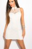 SCOASE DIN STOC - Rochie dantela Ambre White