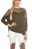 PULOVERE / CARDIGANE - Pulover Alyona Khaki