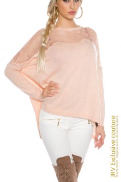 Pulover Alyona Salmon - Magazin online haine de dama Fashion