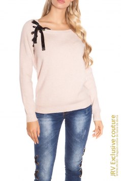 Pulover Lucianna Pink - Magazin online haine de dama Fashion