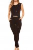 SALOPETE - Salopeta cu glitter Ziana Black-Gold