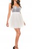 ROCHII ELEGANTE - Rochie cu tull si paiete Xenya White