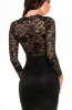 ROCHII ELEGANTE - Rochie dantela Gween Black